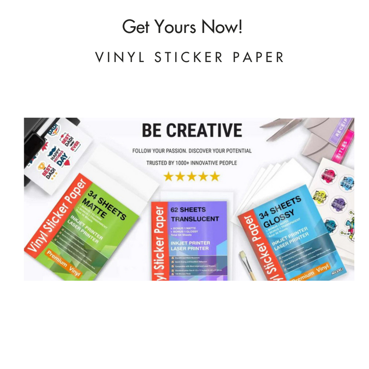 Vinyl Sticker Paper