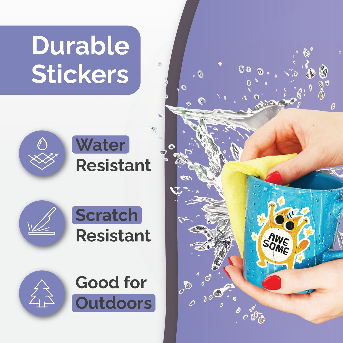 clear sticker paper for inkjet printer
