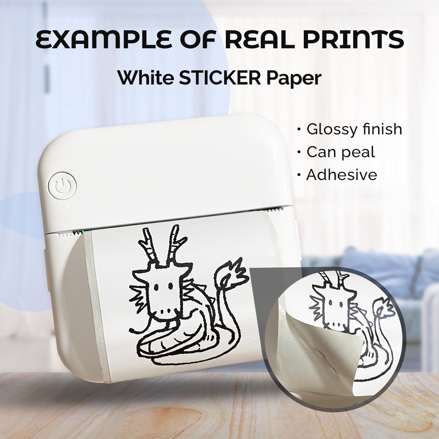Pocket Printer Sticker Paper - 5 Rolls