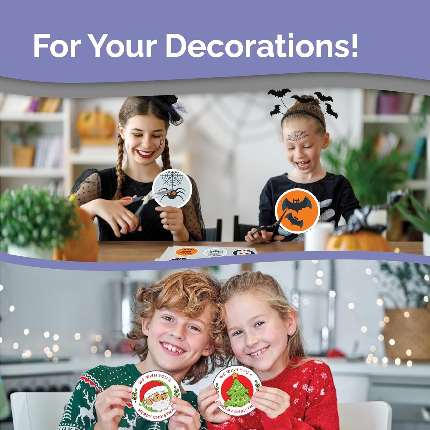 Premium Printable Vinyl Sticker Paper for Inkjet Printer - Translucent - US Letter Size