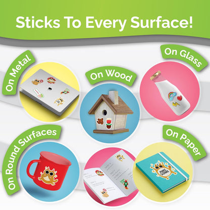 Premium Printable Vinyl Sticker Paper for Inkjet Printer - Matte - A4 Size