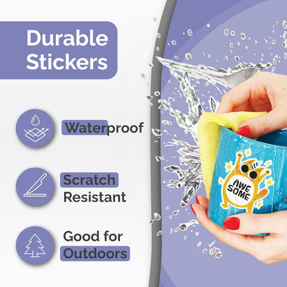 Premium Printable Vinyl Sticker Paper for Inkjet Printer - Translucent - US Letter Size