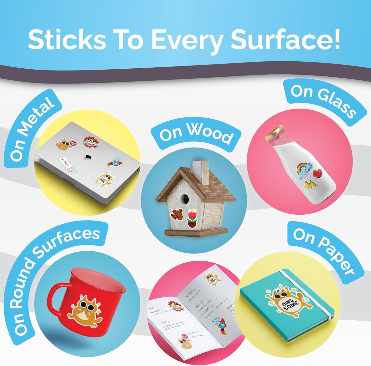 Premium Printable Vinyl Sticker Paper for Inkjet Printer - Glossy - US Letter Size